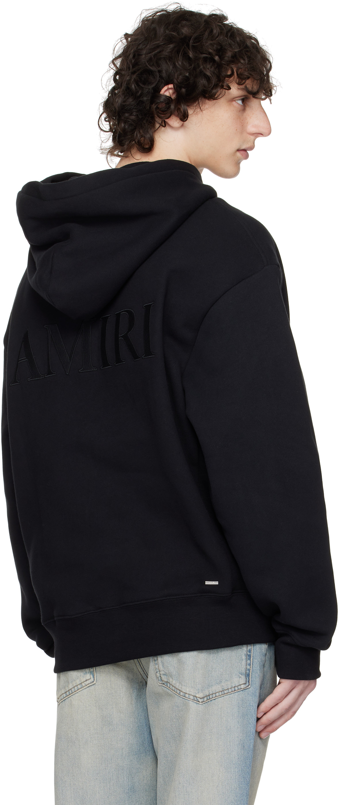 AMIRI Black 'Amiri' Oversized Hoodie